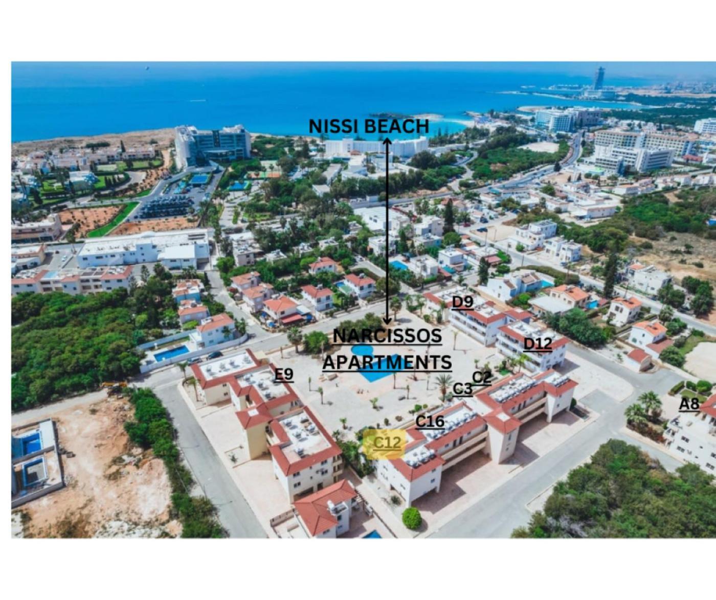 Appartement Narcissos 'nissi Beach' C12